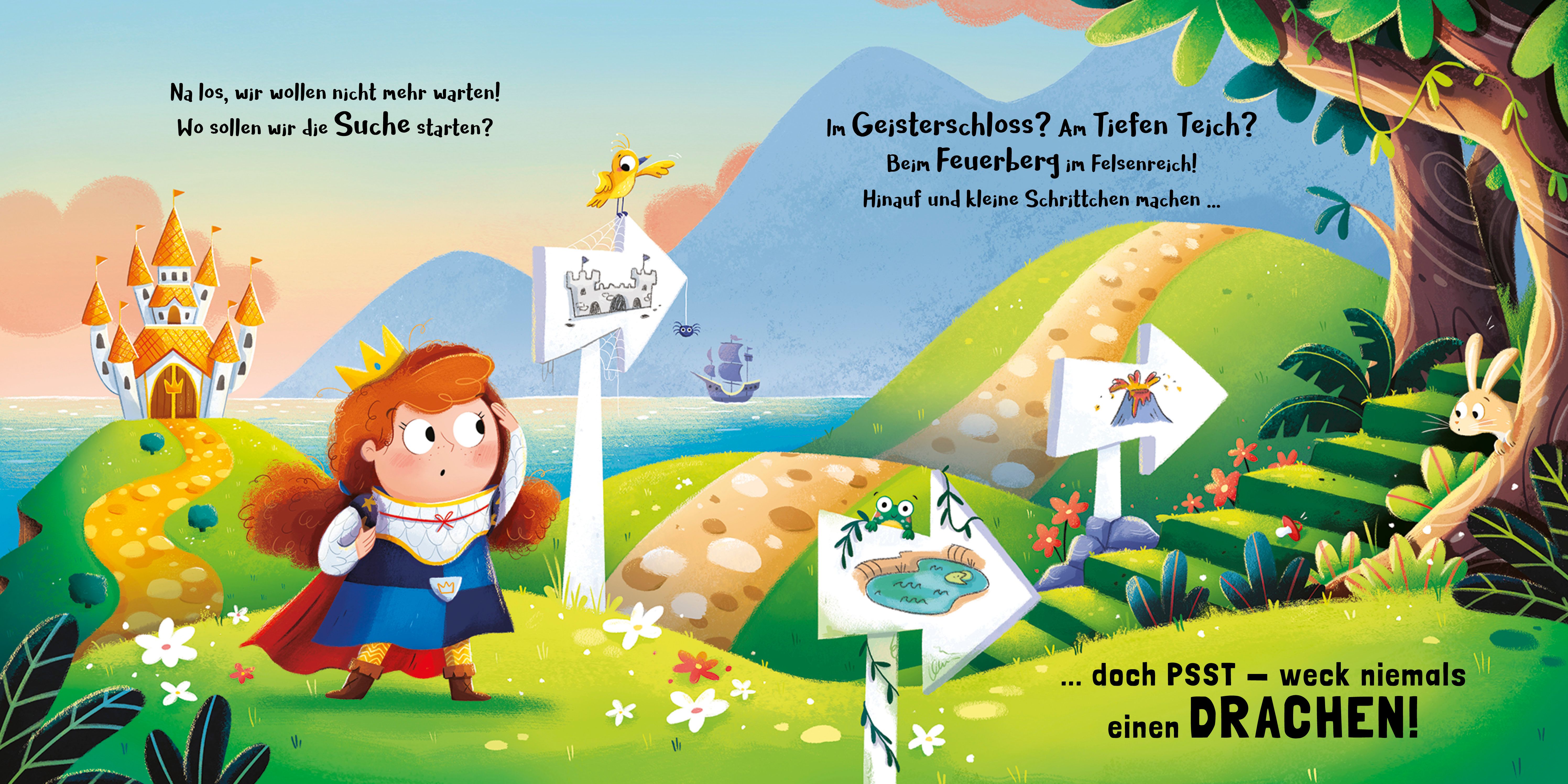 Bitte nicht wecken ... Hier schläft ein Drache!