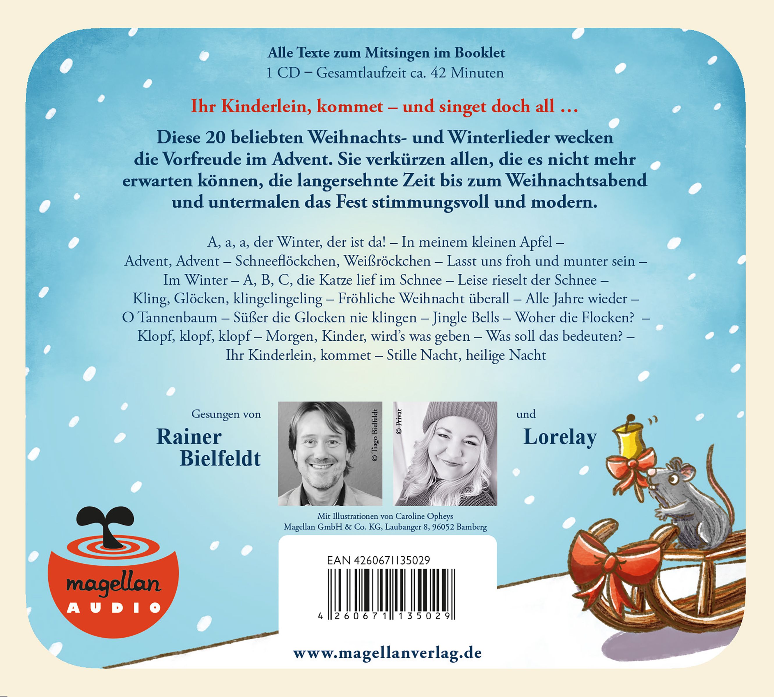 Öhrchen auf! Meine schönsten Weihnachtslieder (Audio-CD)