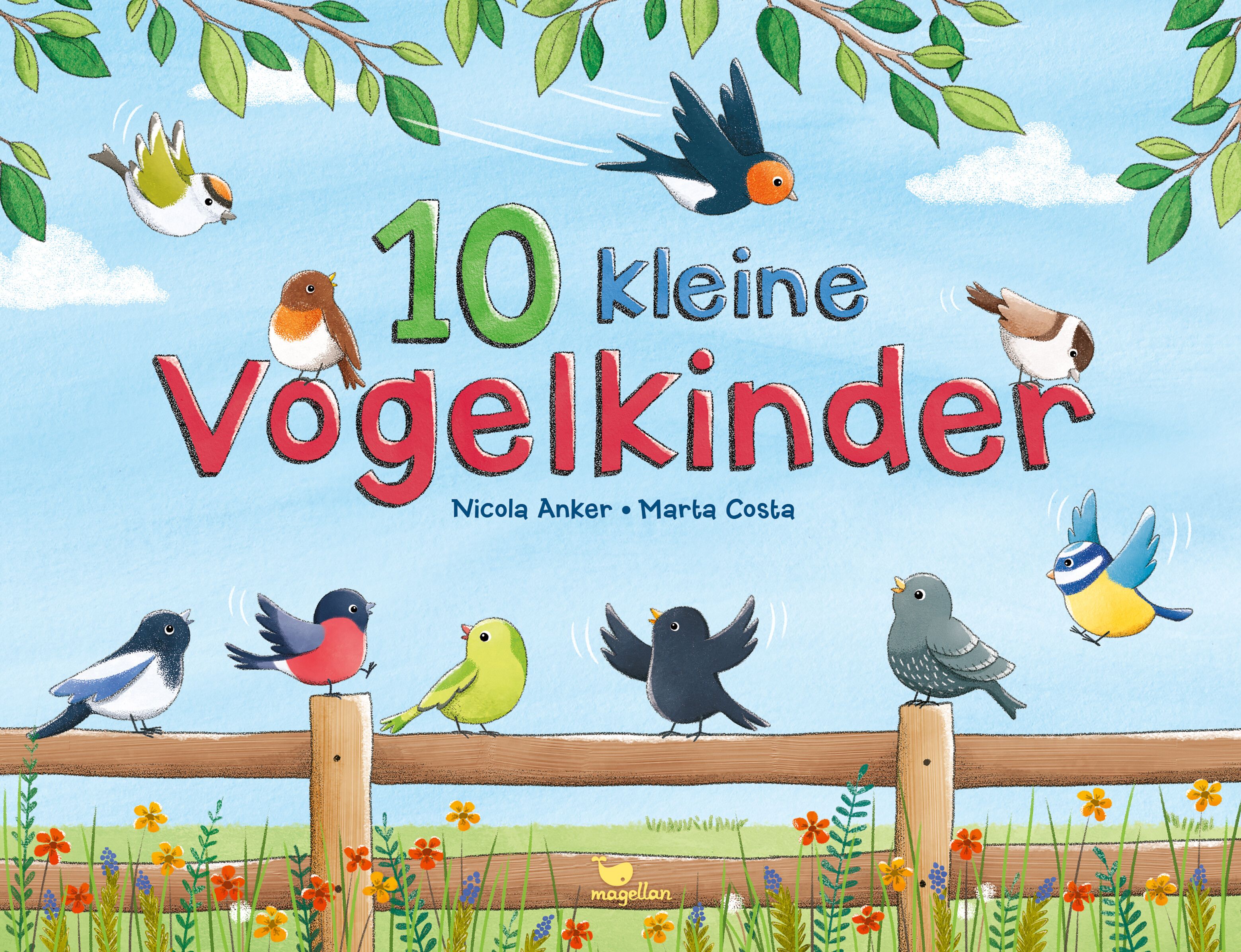 10 kleine Vogelkinder