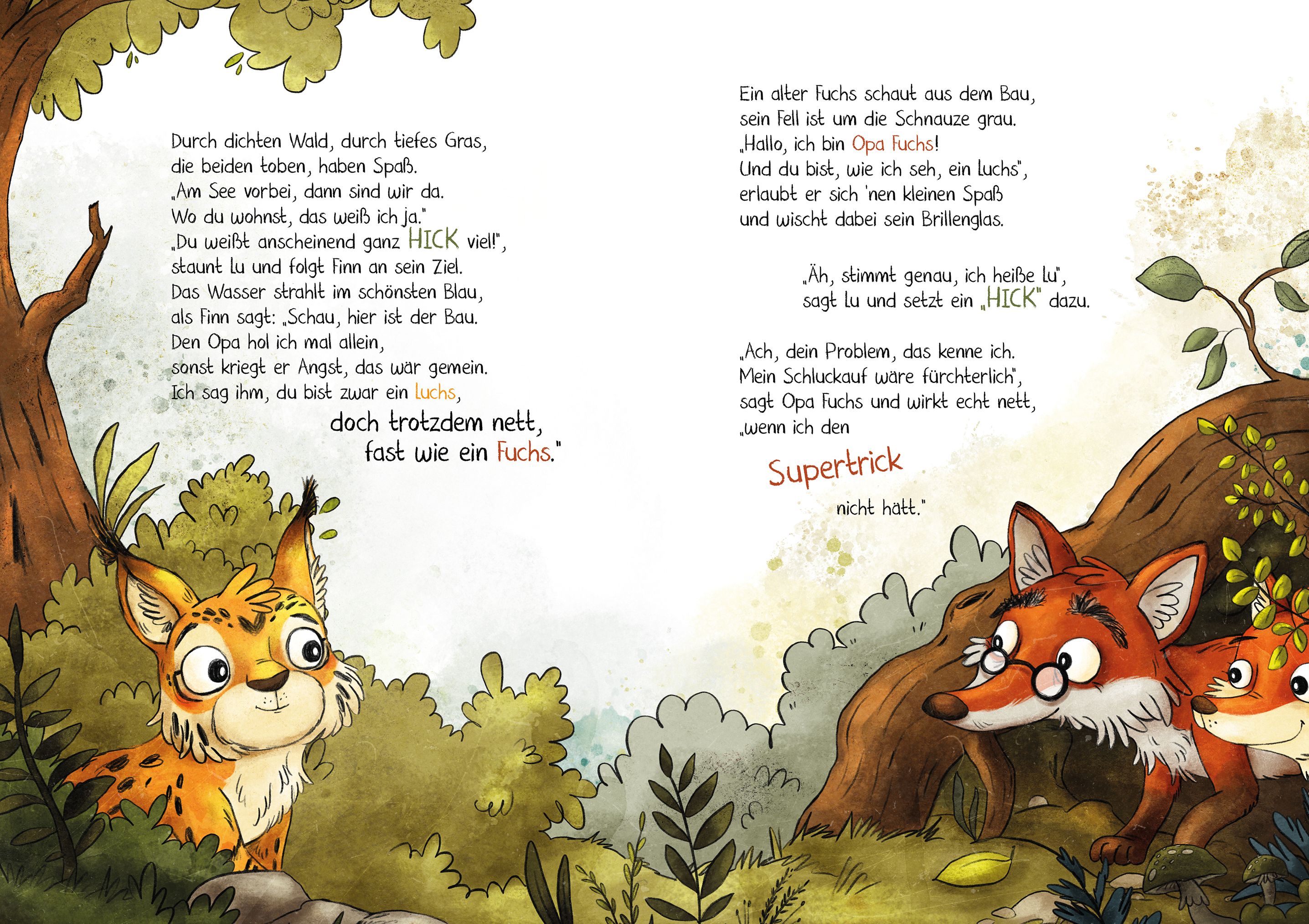 Fuchs und Luchs - Freundschaft mit Schluckauf