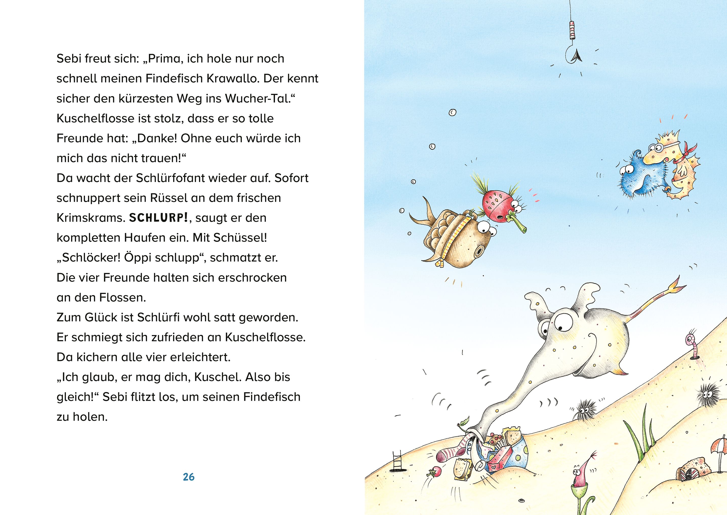 Kuschelflosse - Abenteuer tief im Meer - Der rätselhafte Schlürfofant
