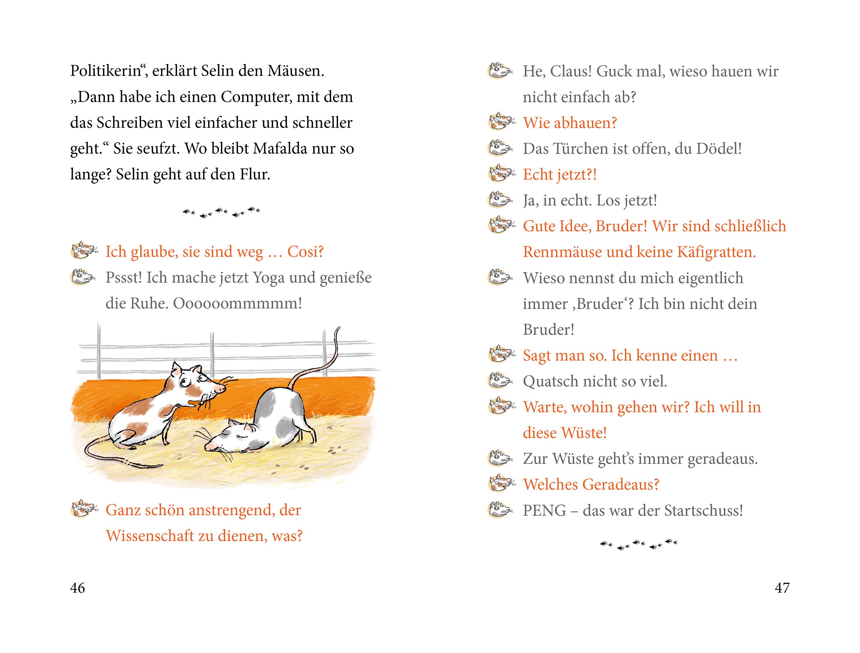 Mafalda mittendrin - Zwei Mäuse auf der Flucht
