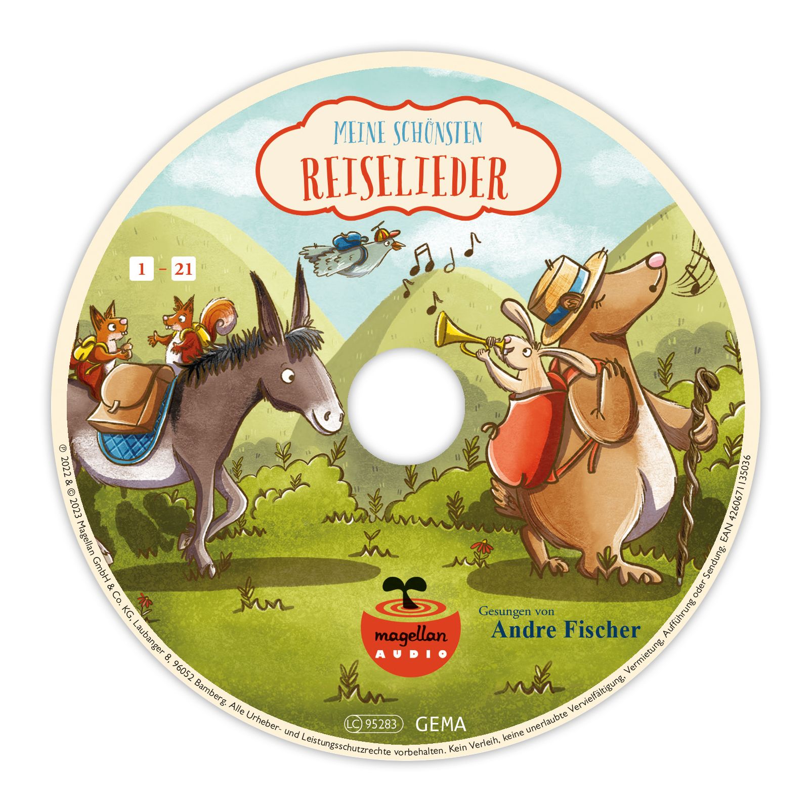Öhrchen auf! Meine schönsten Reiselieder (Audio-CD)