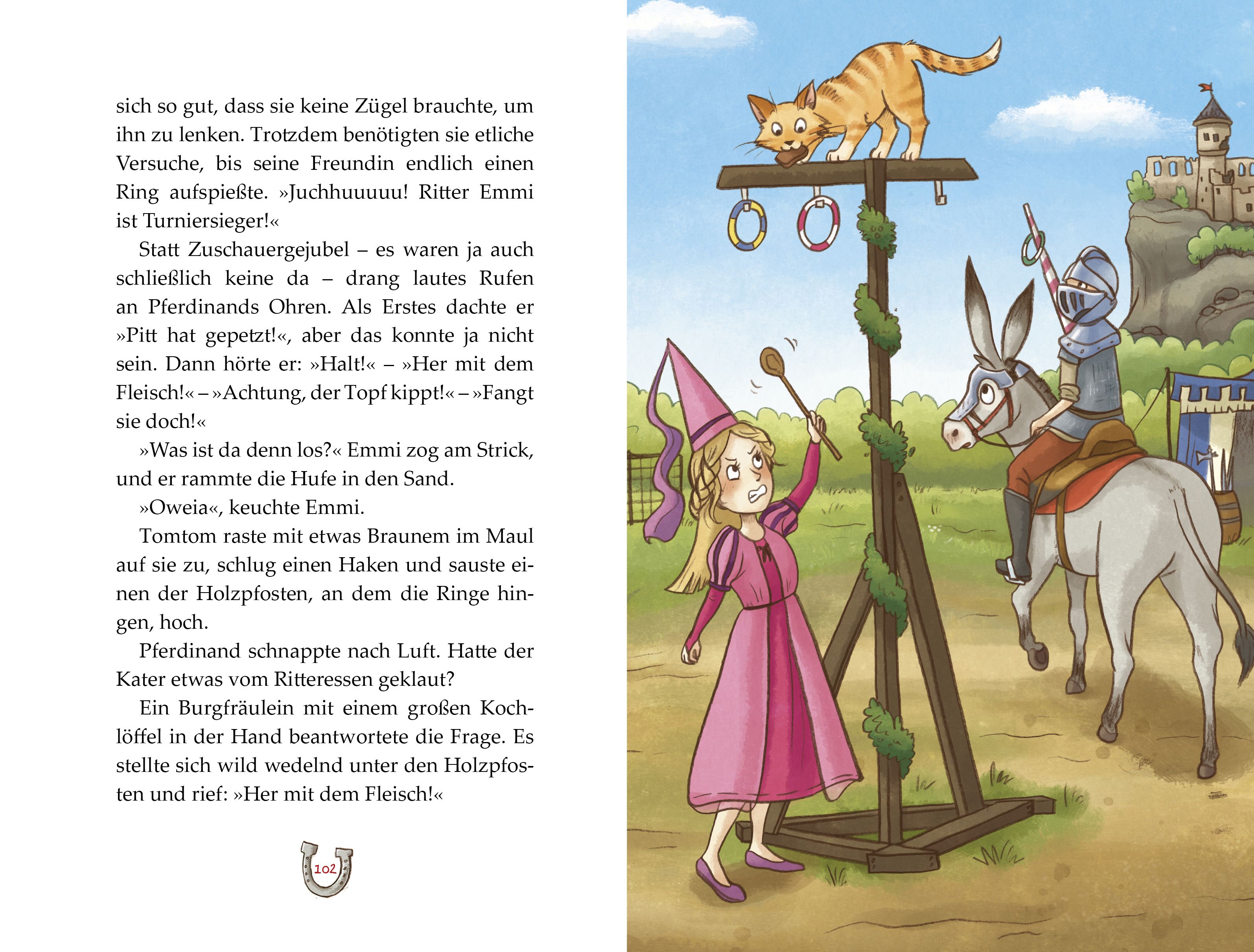 Der Esel Pferdinand - Ritterpferd mit Eselsohren