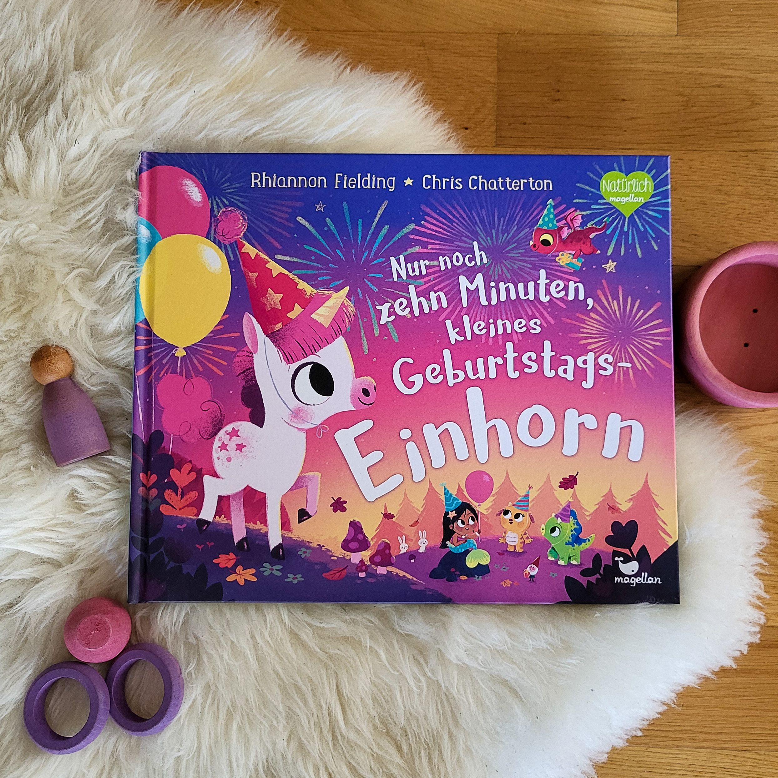 Nur noch zehn Minuten, kleines Geburtstagseinhorn